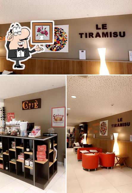 Gli interni di Le Tiramisu