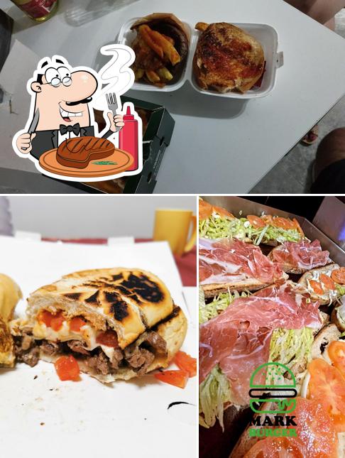 Ordina i piatti di carne a Mark Burger Take Away