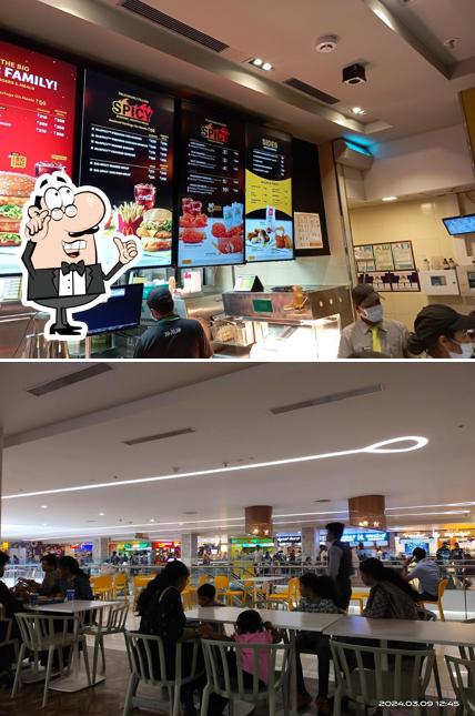 The interior of McDonald's Lulu Mall Bengaluru