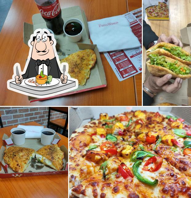 Food at Pizza Wings Ambala