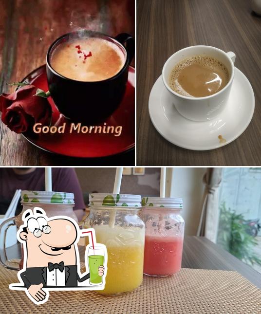 Enjoy a beverage at Sky Paradise