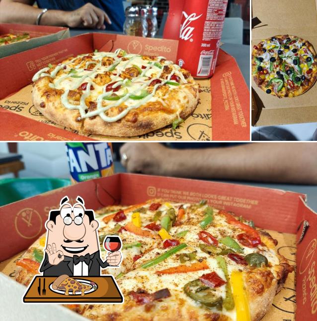 Order pizza at Spedito Pizzeria