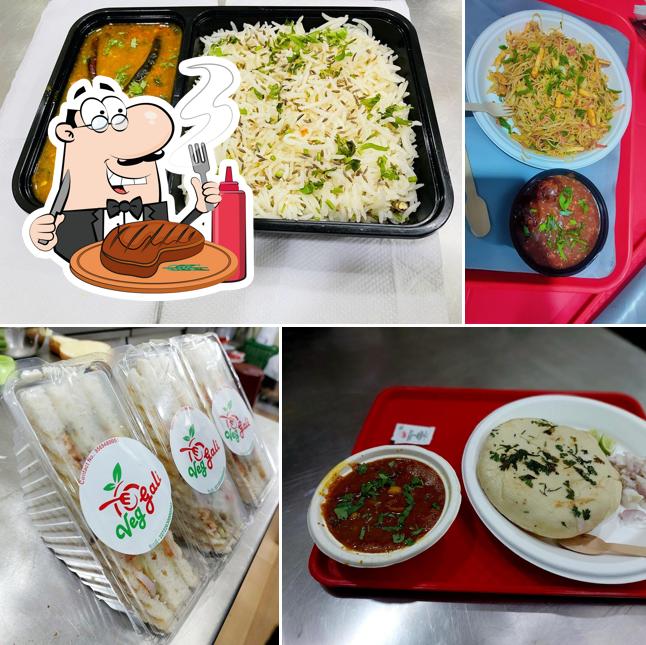 Pick meat dishes at Veg Gali