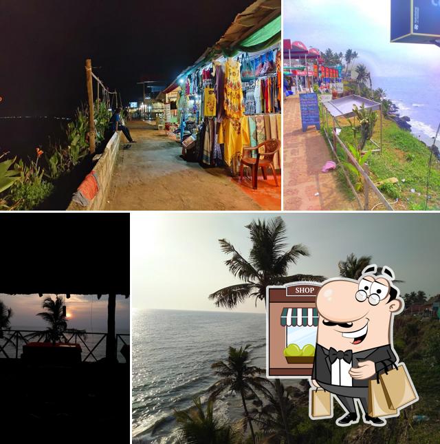 Enjoy the view at the outside area of Rock And Roll Cafe