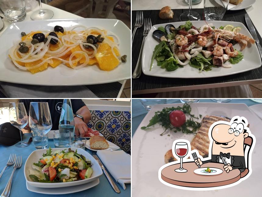 Cibo al Ristorante Vecchia Marina Cefalu'