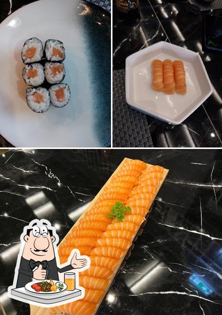 Platti al kikyo sushi