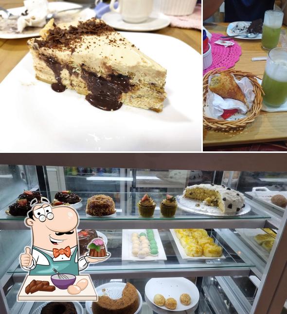 Cris Doces Cafeteria Gourmet provê uma variedade de pratos doces