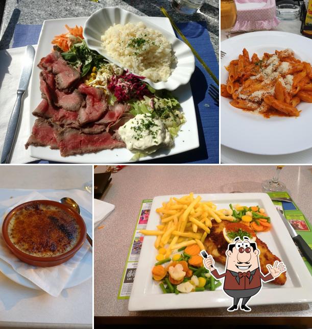 Creme brulee al Hotel Restaurant du chemin de fer