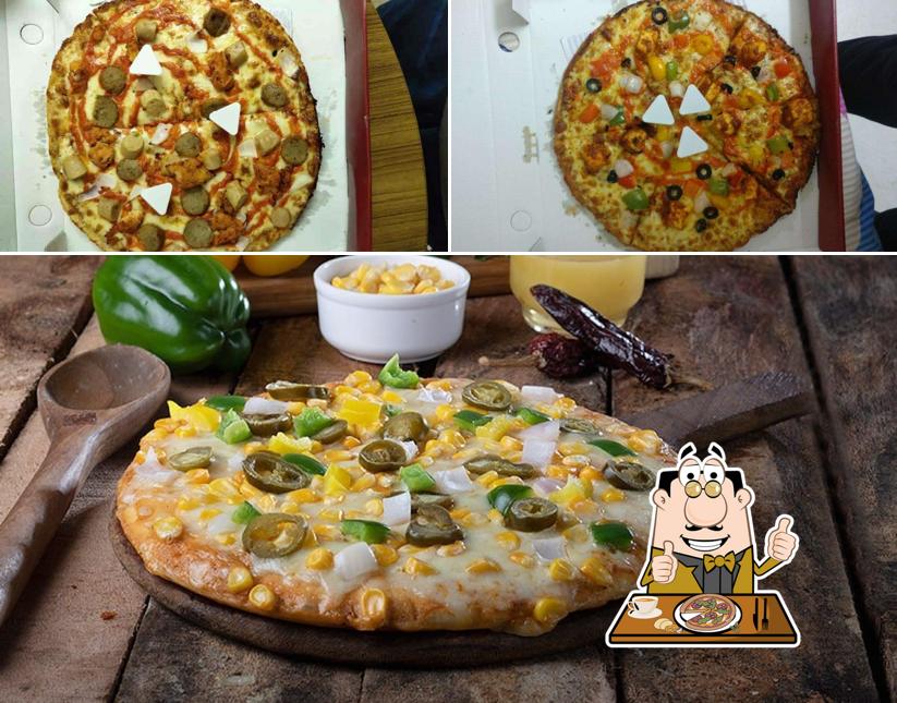 Pick various kinds of pizza