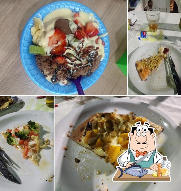 Salmão grelhado em Pizzaria Domenico Vilhena