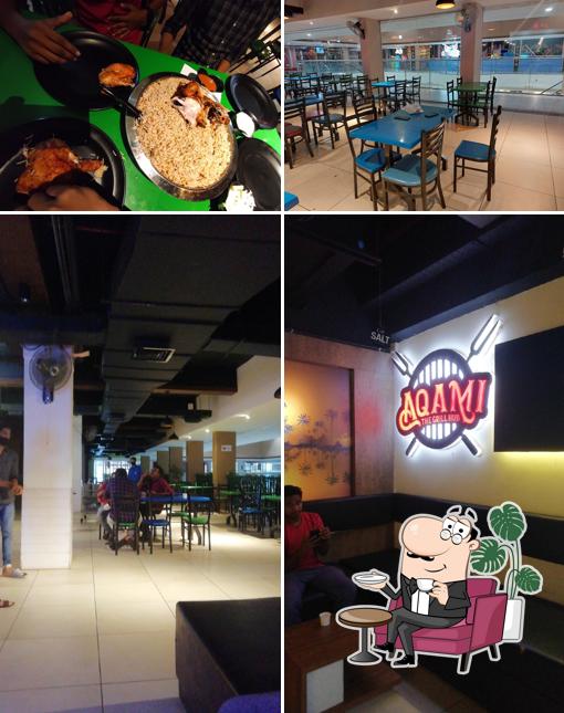 Check out how AQAMI - The Grill Hub looks inside