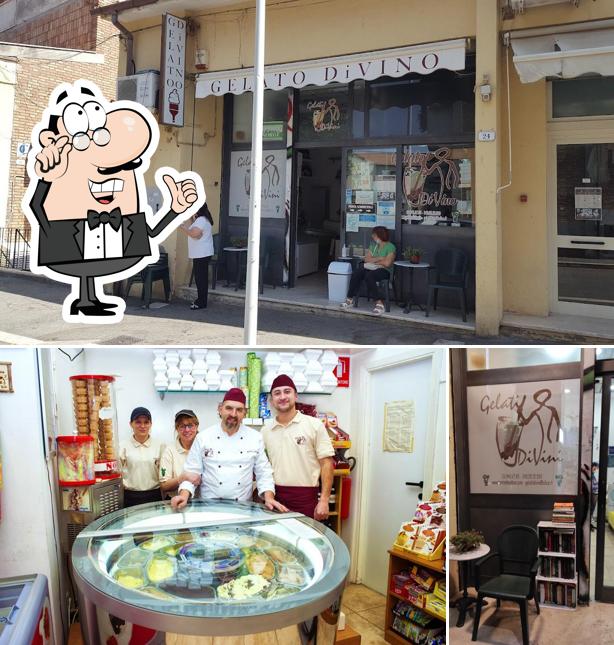 Dai un'occhiata agli interni di Gelato di Vino