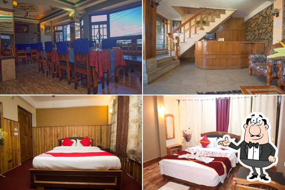 The interior of Hotel Lama Dhim
