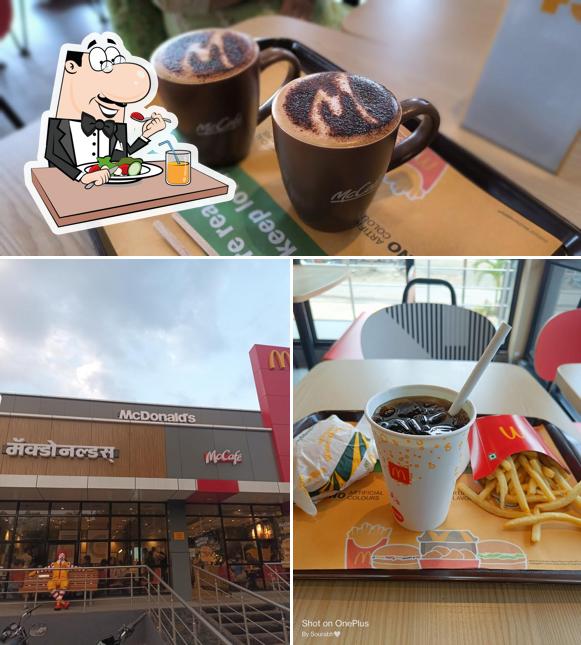 McDonald's is distinguished by food and exterior