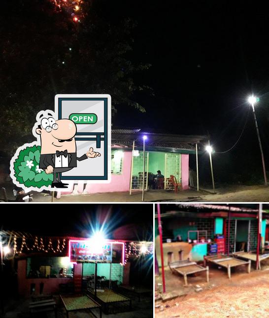 The photo of Sachin dhaba’s exterior and interior