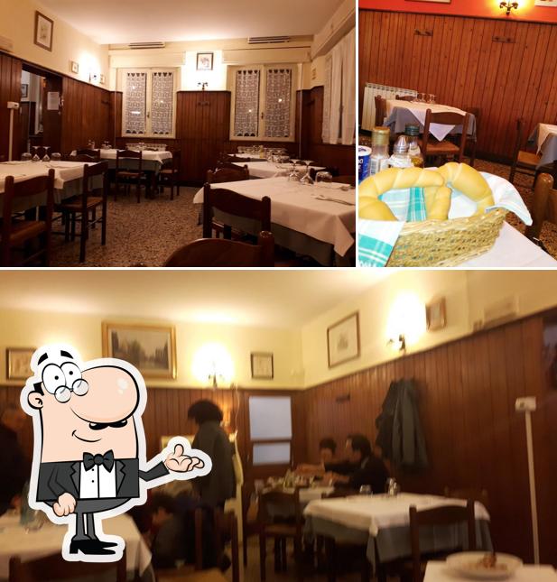 Gli interni di Trattoria Ponte Vecchio