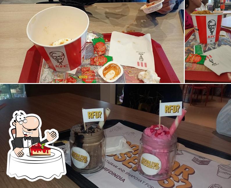 KFC provides a variety of desserts