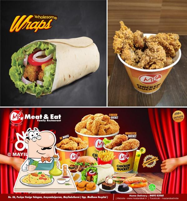 Meals at Meat and Eat Family Restaurant in Mayiladuthurai