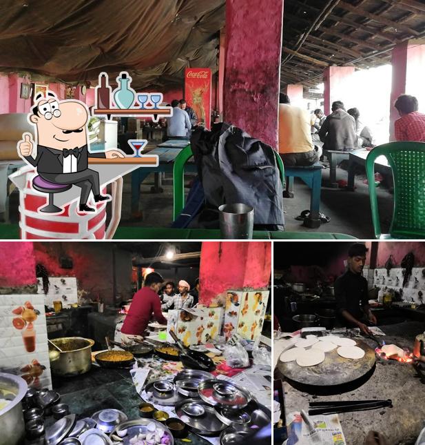 The interior of Pahalwan Hotel, Asansol