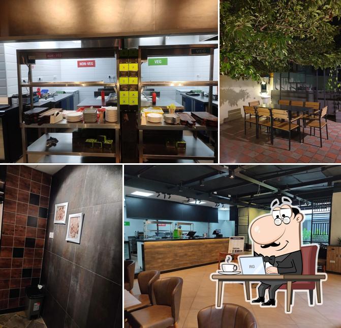 The interior of Burger Ka Baap - BKB Cafe