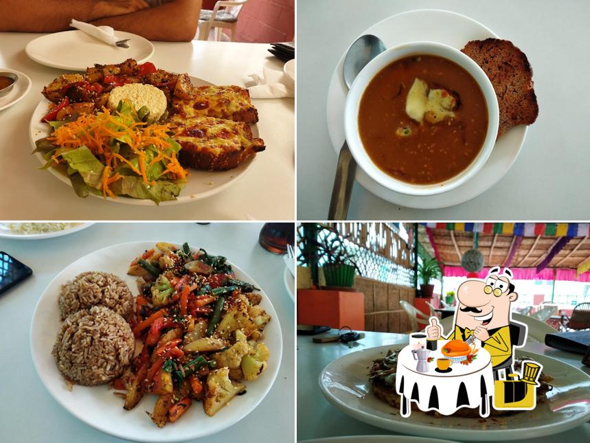 Food at Hari Om Cafe
