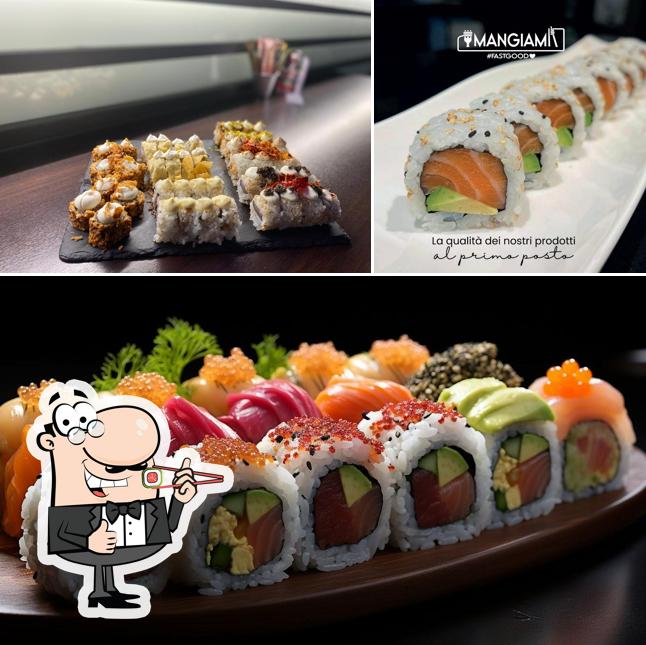 Prova le diverse opzioni di sushi