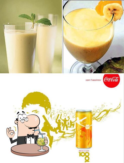 Try a drink from the menu