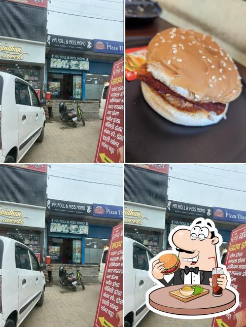 Order a burger at Mr. Roll & Miss. Momo
