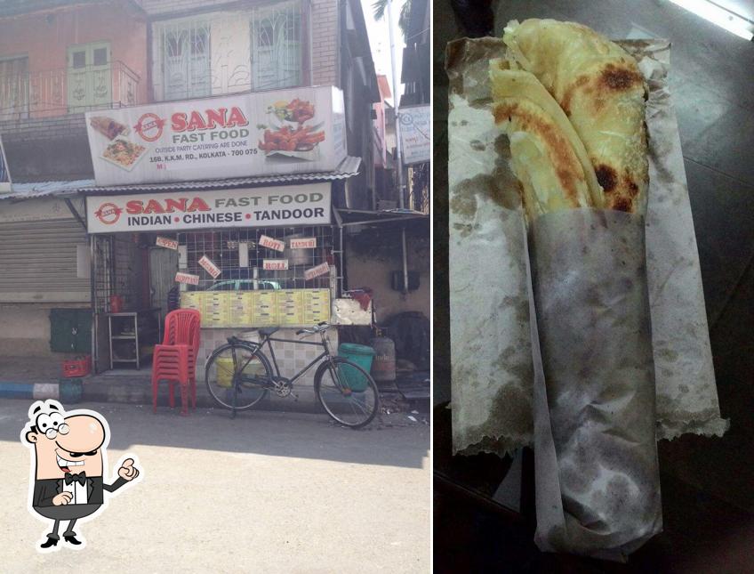 The exterior of Sana Fast Food