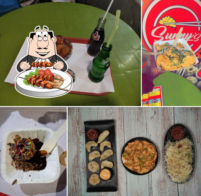 Food at Sunny’s momo cafe/Momo king