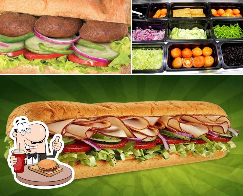 Treat yourself to a burger at Subway Chattarpur
