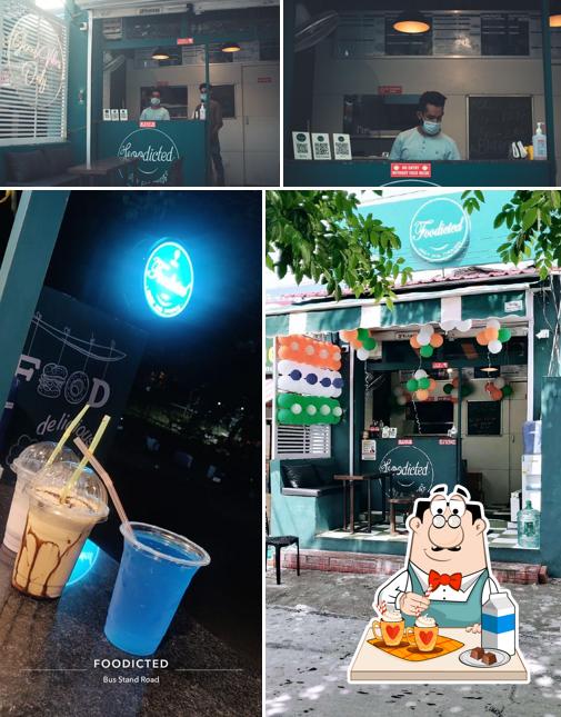 Enjoy a drink at Foodicted
