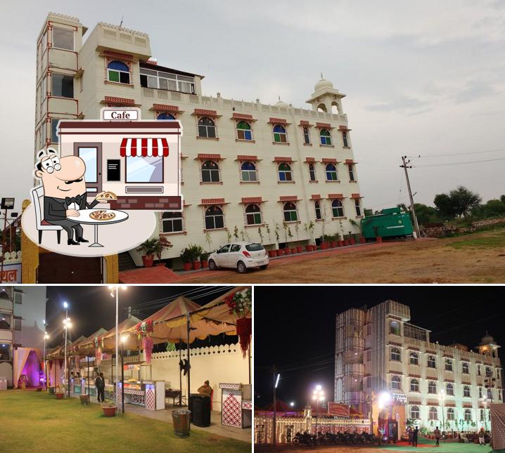 The exterior is an important feature of Kalyan Heritage and Paradise (Hotel and Marriage Garden) - Best Wedding Lawns & Banquet / Best Wedding Venue in Jaipur