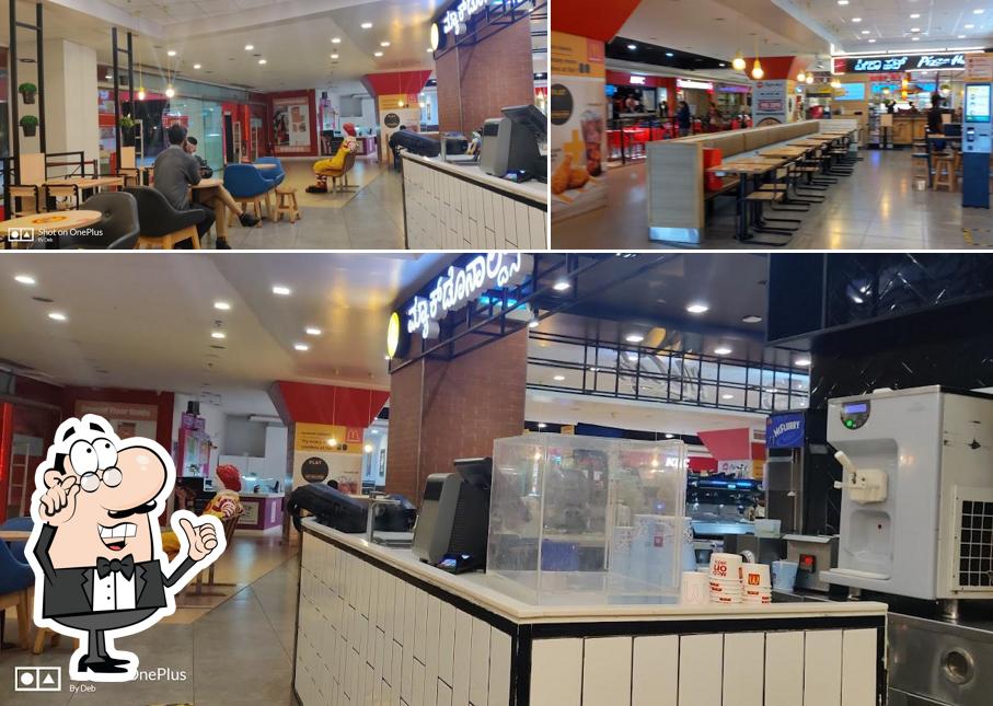 The interior of McDonald's