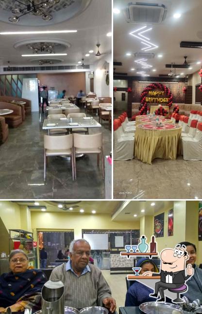 The interior of Raj Restaurant