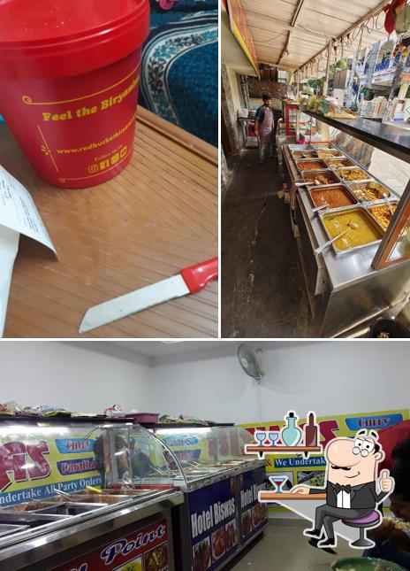 The interior of Biswas Curry Point- Odia Hotel