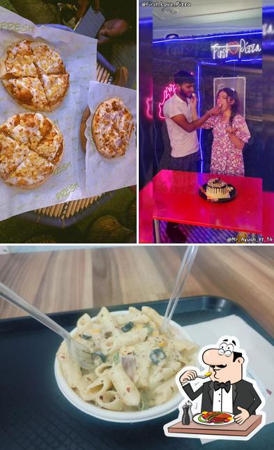 Food at FIRST LOVE PIZZA