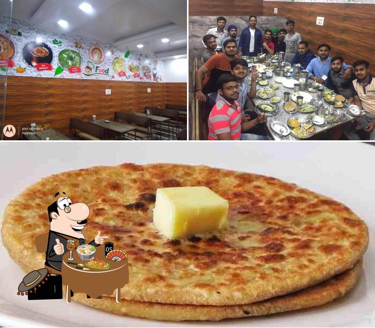 Food at Fateh Da Punjabi dhaba