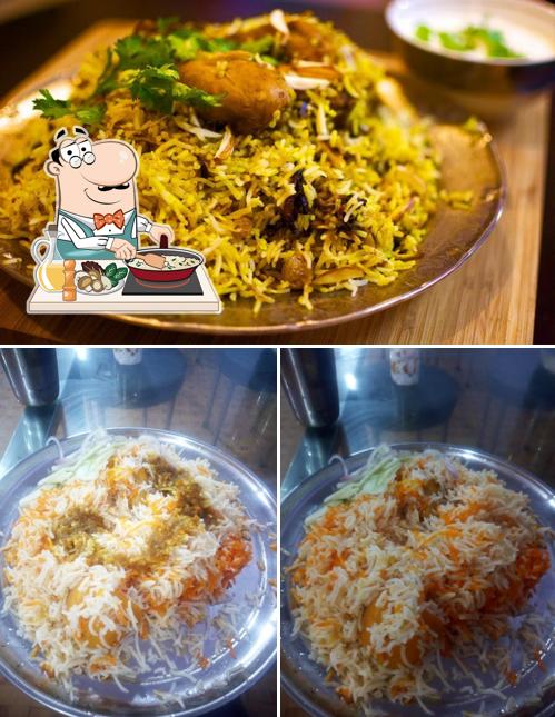 Fried rice at Hotel Lazeez, Biryani