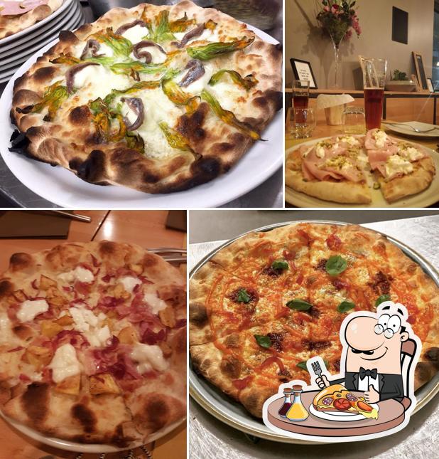 Scegli una pizza a Km53-Luogo d'incontro con cucina