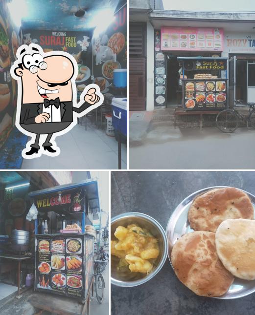 The interior of Suraj Fast Food