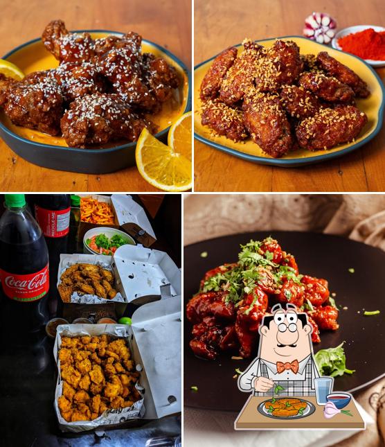 Asas de frango em Restaurante Frango Dourado Laut Beer