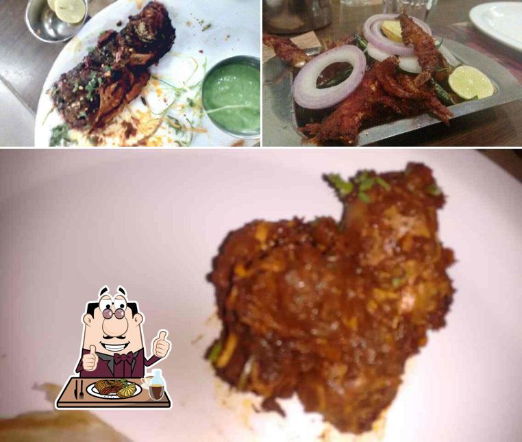 Try out meat dishes from the menu
