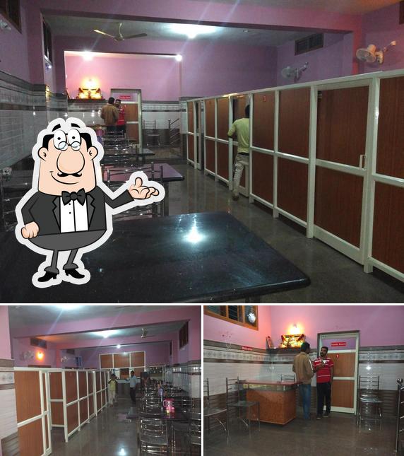 The interior of Durgashree Family Restaurant