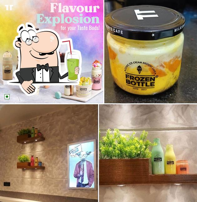 Enjoy a drink at Frozen Bottle - Milkshakes, Desserts, and Ice Cream