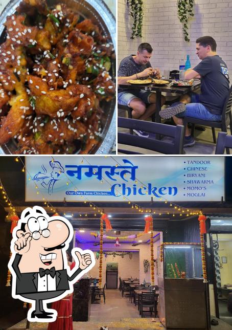 The picture of Namaste kitchen’s interior and food