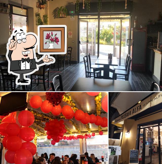 Gli interni di Pizzeria Alfa