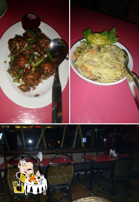 The restaurant's food and interior