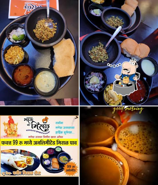 Food at Bhau chi Misal