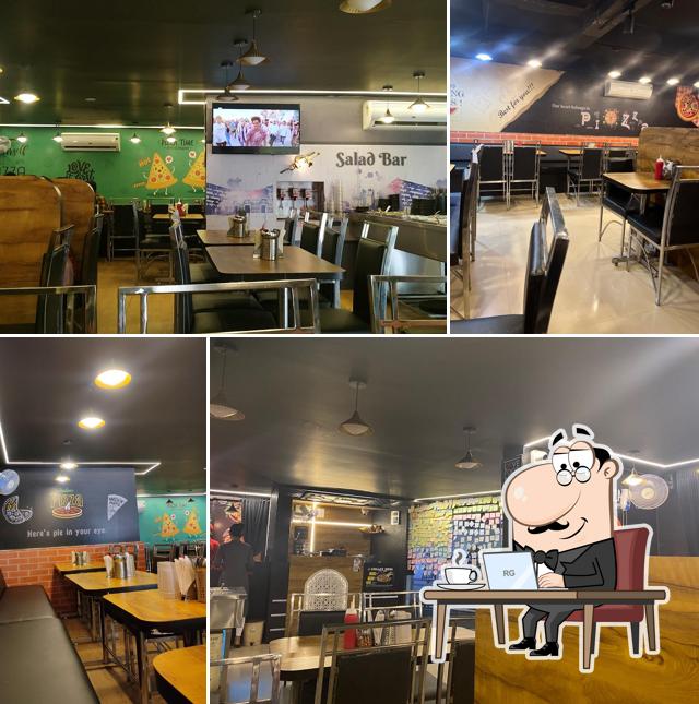The interior of Chilla's Pizza